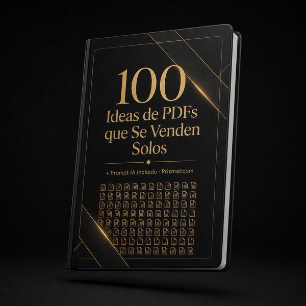 100 Ideas de PDFs que Se Venden Solos